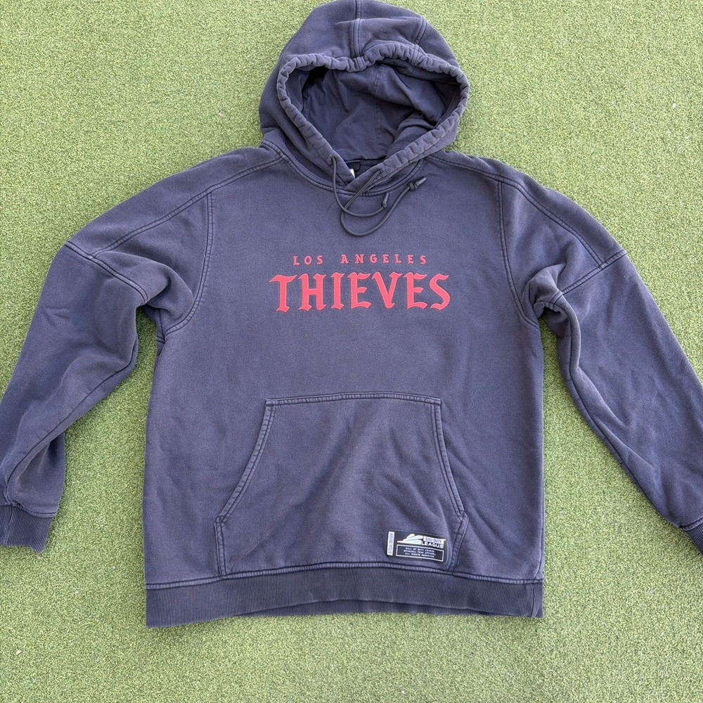 Call Of Duty League Black Hoodie Large Los Angeles Thieves Team Official Uniform